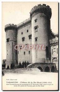 Old Postcard Tarascon Chateau du Roi Rene says