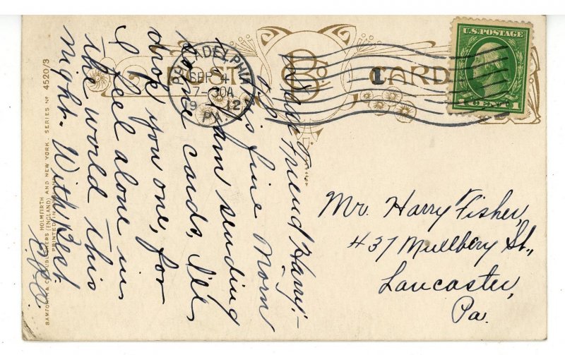 Romantic Couple  (Bamforth Series 4520/3)