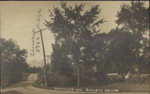 Whittier NH Butlers Bridge c1910 Real Photo Postcard