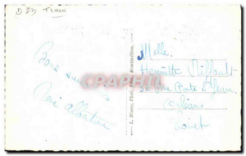 Old Postcard Aix les Bains Lake Bourget The cornice