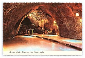 Gothic Arch Shoshone Ice Cave Shoshone Idaho Continental View Postcard