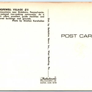c1960s Near Birdsboro, PA Hopewell Village #5 Postcard Stratton Karahalias A177