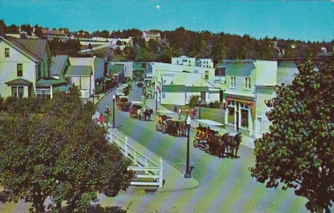 Michigan Mackinac Island Main Street and Village