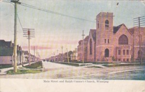 Canada Winnipeg Main Street and Ralph Connor's Church