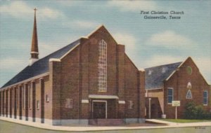 Church First Christian Church Gainesville Texas Curteich
