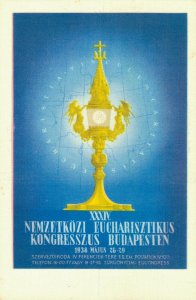Hungary Budapest Nemzetközi Eucharisztikus Kongresszus Vintage Postcard 07.47