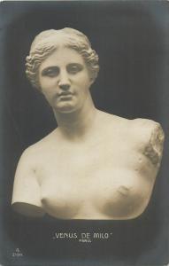 Early art postcard nude in sculpture > Venus de Milo