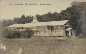 Norfolk CT The Music Shed c1910 Real Photo Postcard rpx
