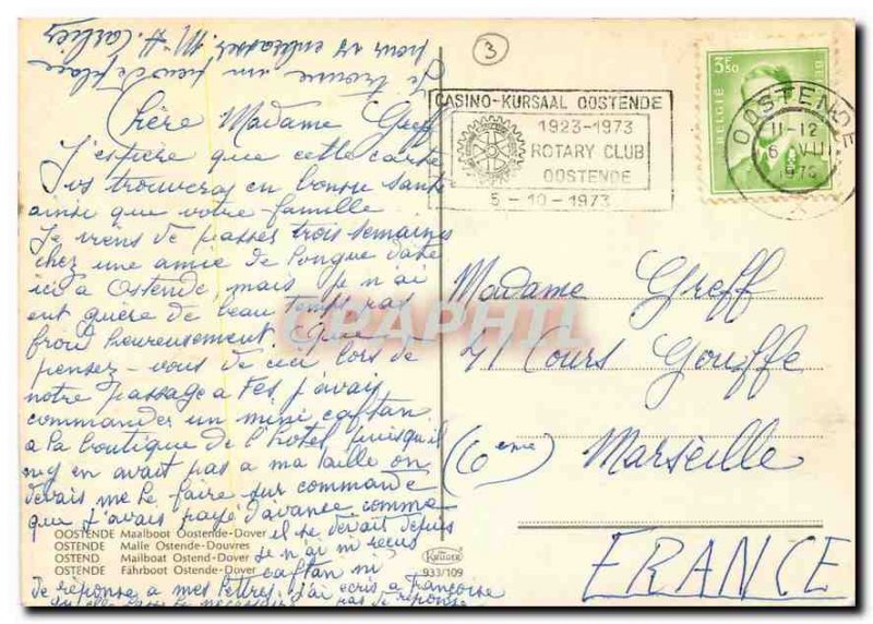 Modern Postcard Malle Ostend Ostend Dover