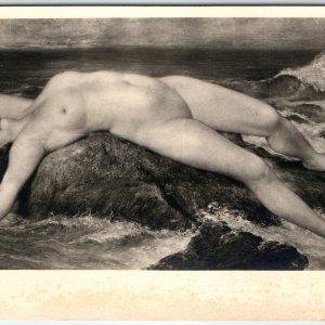 c1910s Paris France Far-Si Sleeping Aphrodite Nude Sculpture Salon Risque A344