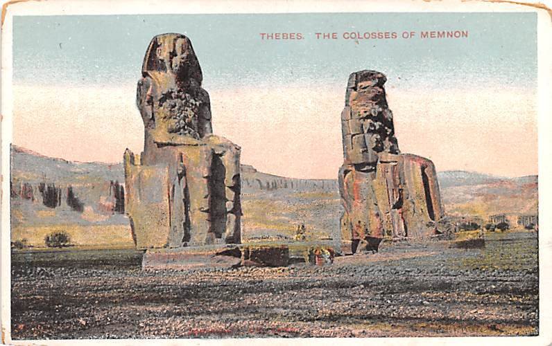 Colosses of Memnon Thebes Egypt, Egypte, Africa Unused 