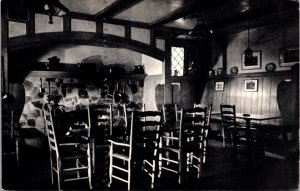 Postcard Old English Taproom at Santa Maria Inn in Santa Maria, California