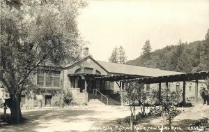 Postcard RPPC 1930s California Santa Rosa Men's Building Pythian Home  23-13490