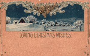 Vintage Postcard 1907 Loving Christmas Wishes Holiday Special Yuletide Season