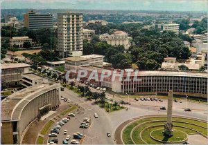 Modern Postcard Republic of the Ivory Coast Abidjan Aerial view