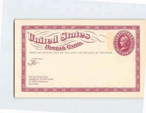 Postcard - United States Postal Card, 100th Anniversary