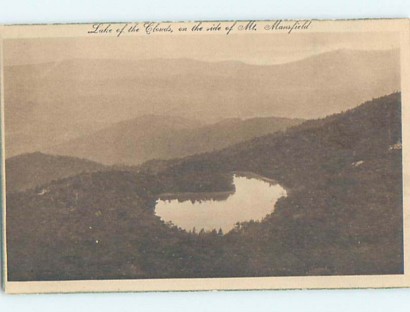 W-border LAKE OF THE CLOUDS Mount Mansfield - Stowe Vermont VT AD4685