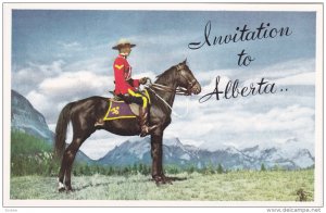 ALBERTA, Canada, 1940-1960's; Scarlet Tunic of the Royal Canadian Mounted Police