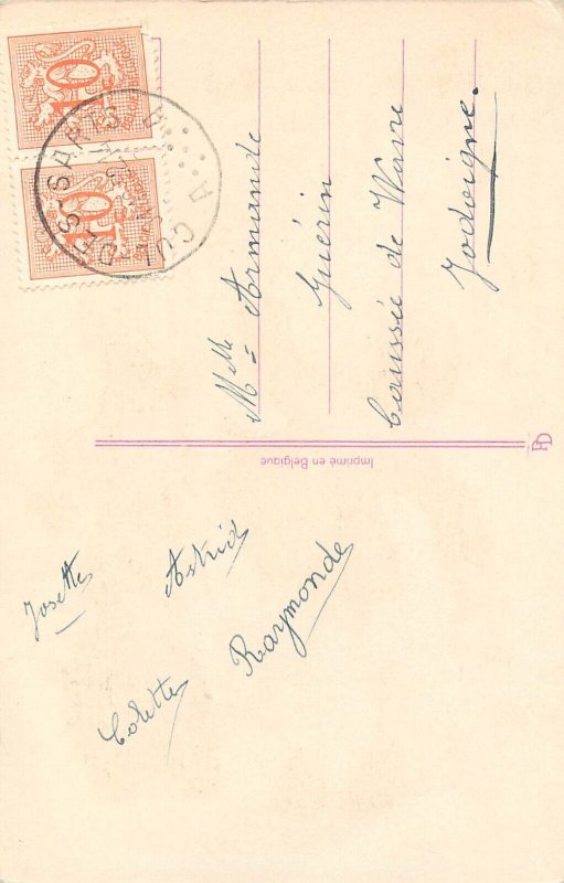 Holydays & celebrations fantasy drawn children greetings mail New Year Belgium