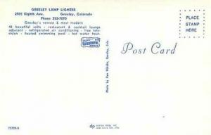 CO, Greeley, Colorado, Greeley Lamp Lighter Motel, Dexter Press 73739-B