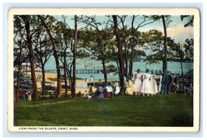 VIEW FROM THE BLUFFS ONSET WAREHAM MASSACHUSETTS MA POSTCARD (HO13)