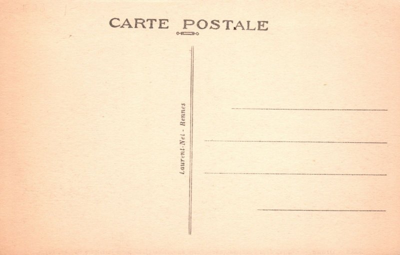 Vintage Postcard 1910s Dinan Chateau de la Duchesse Anne Porte du Guichet France 