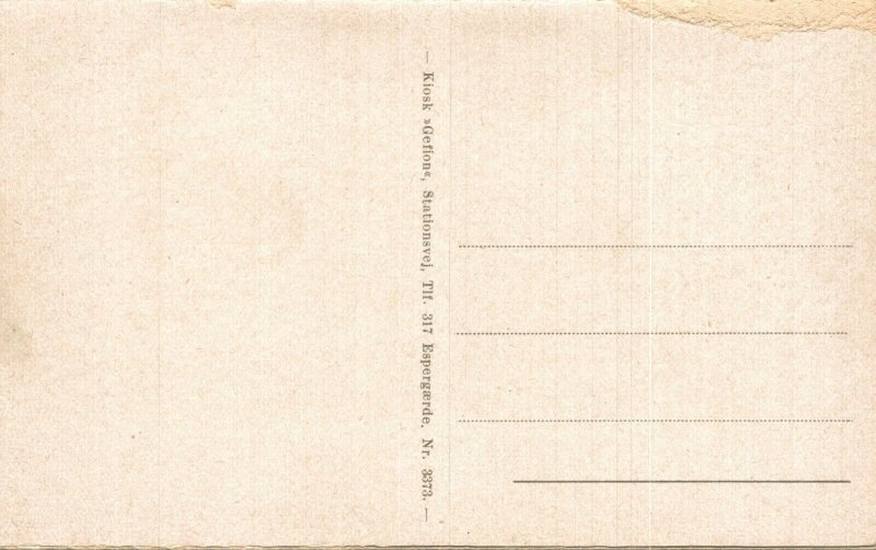 Denmark Espergaerde Strandvejen Espergærde Vintage Postcard 08.72