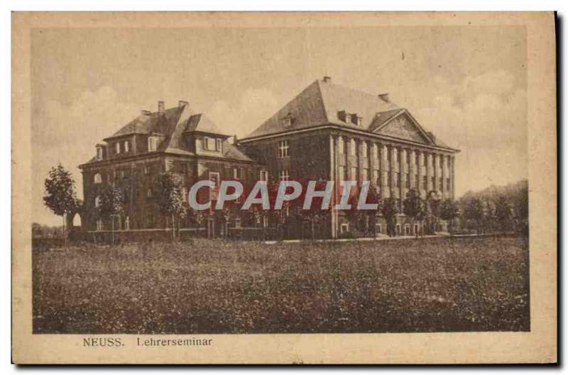 Old Postcard Neuss Lehrerseminar