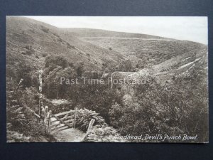 Surrey Hindhead DEVIL'S PUNCH BOWL - Old Postcard by W. Rollason / Frith 58410