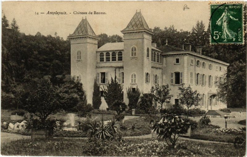 CPA AMPLEPUIS Chateau de RONNO (461439)