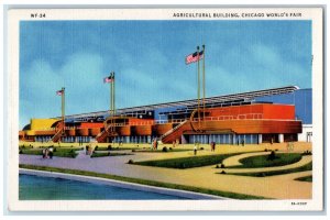 1933 Agricultural Building Chicago World's Fair Illinois IL Vintage Postcard