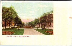 Postcard ROAD SCENE Baltimore Maryland MD AM6355