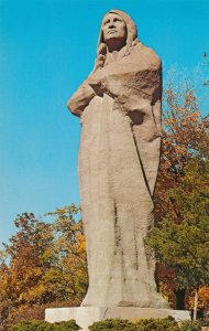 Black Hawk Statue in Lowden State Park IL, Illinois near Oregon IL