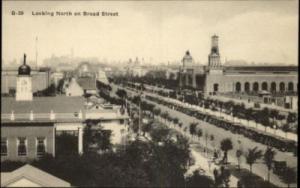 Philadelphia PA Bird-eye View c1910 Postcard