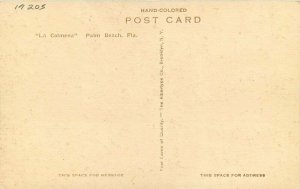 Palm Beach Pennsylvania La Colmena 1920s Albertype hand colored Postcard 21-5814