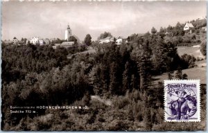 1960 Bird's Eye View Hochneukirchen Austria Postcard