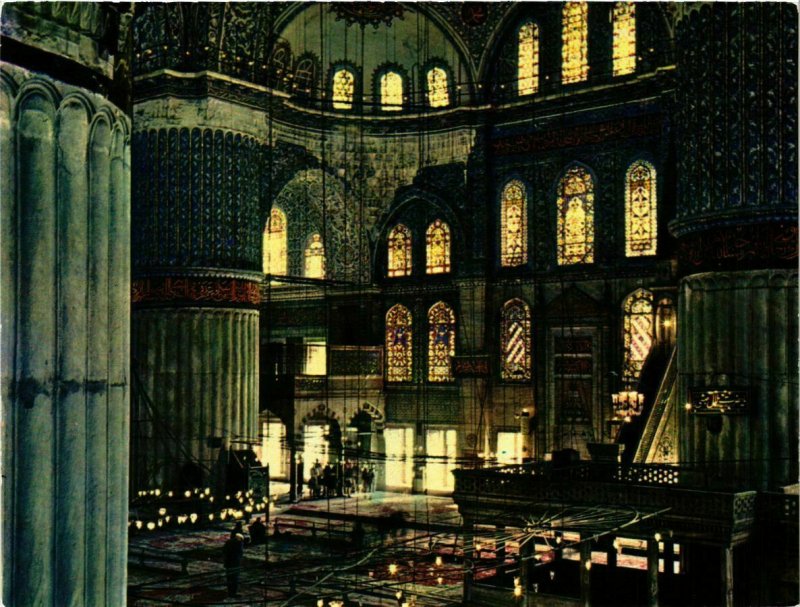 CPM AK Istanbul - Interior of Blue Mosque TURKEY (850377)