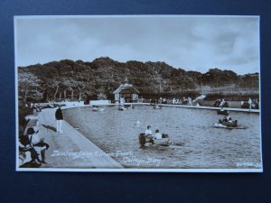 Wales COLWYN BAY Boating Lake EIRIAS PARK - Old RP Postcard by W.H.Smith & Son