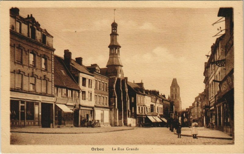 CPA ORBEC - La rue Grande (140998)