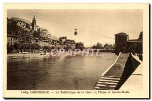 Grenoble - L & # 39Isere - Teleferique Bastille - St. Mary Old Postcard