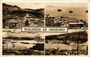 PC HOLLANDIA EN OMGEVING REAL PHOTO PAPUA NED. NW. GUINEA (a33466)