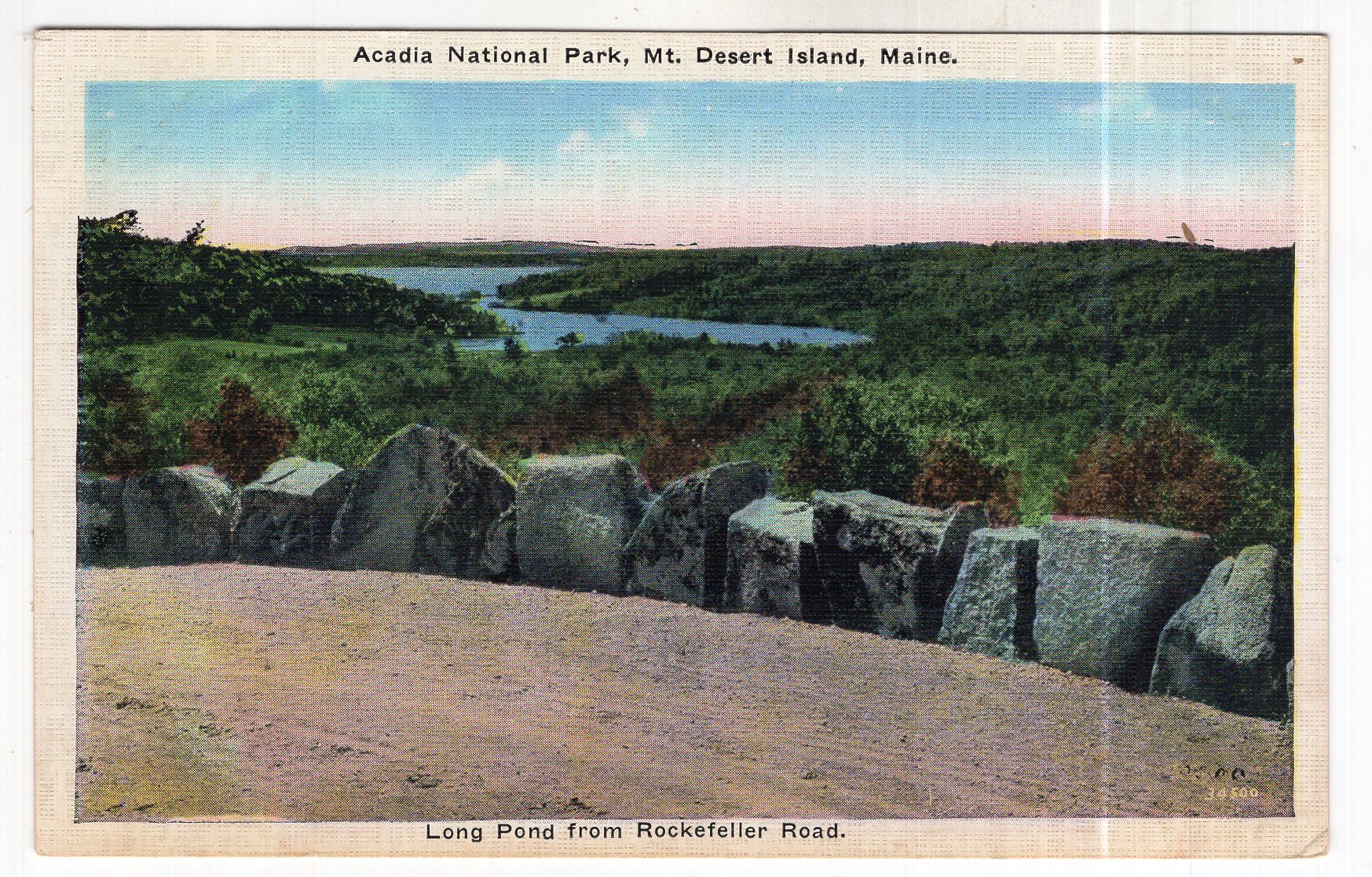 Acadia National Park, Mt. Desert Island, Maine, Long Pond from