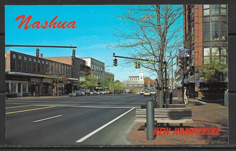 New Hampshire, Nashua - Main Street Looking North - [NH-226]