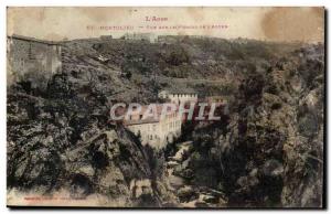 Montolieu - View Gorges of & # 39Aude - Old Postcard