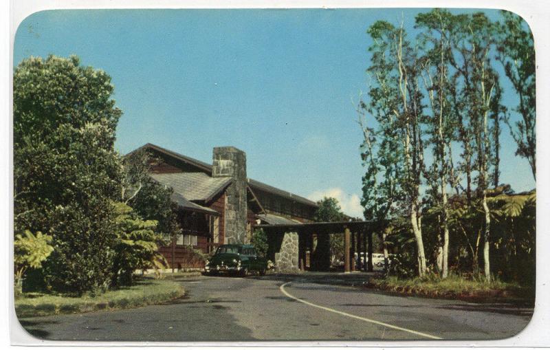 Volcano House Hawaii National Park HI 1950s postcard