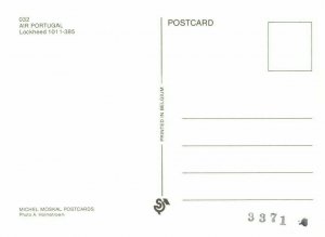 Air Portugal Lockheed 1011 385 Airplane Postcard