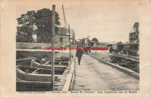 France, Chateau-Thierry, Une Passerelle sur la Marne