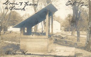 c1906 RPPC: Old Well, Blennerhassett Island, Parkersburg WV, Wood County, Posted