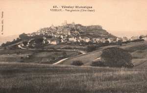 Paris France, General View, Vezelay Historique Cote Quest, Vintage Postcard