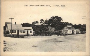 Truro Cape Cod Massachusetts MA Post Office General Store c1915 Postcard